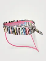 Zig-Zag Visor Hat With Shield