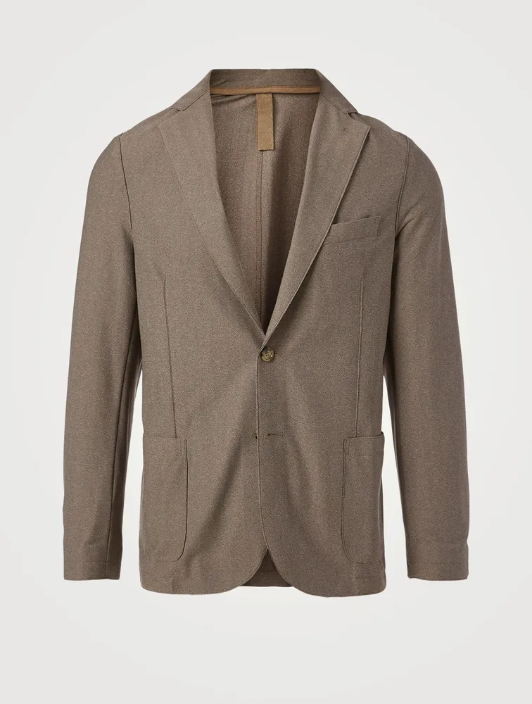 Chevron Laser-Cut Jacket
