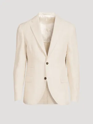 Linen Wool And Silk Jacket