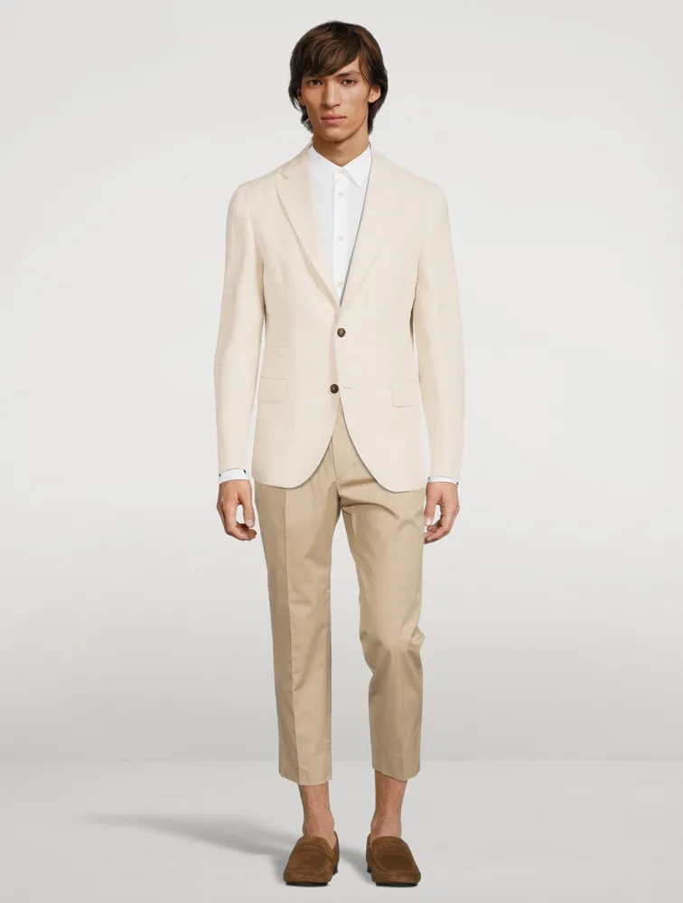 Linen Wool And Silk Jacket