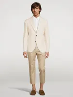 Linen Wool And Silk Jacket