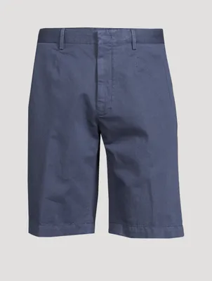 Cotton And Linen Shorts