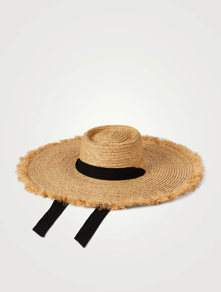 Ultra Wide Ventura Straw Hat