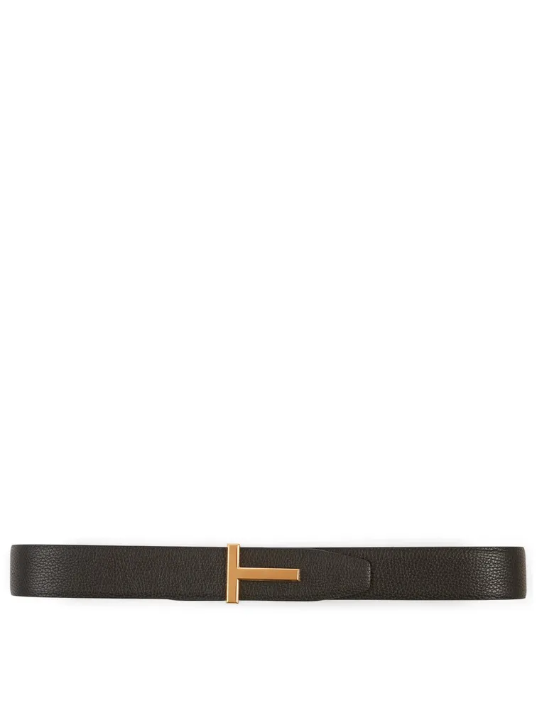 Reversible T Leather Belt