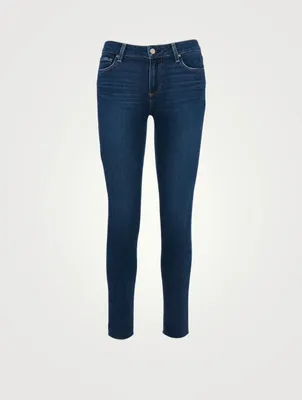Verdugo Skinny Ankle Jeans With Raw Hem