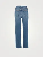London High-Waisted Straight Jeans