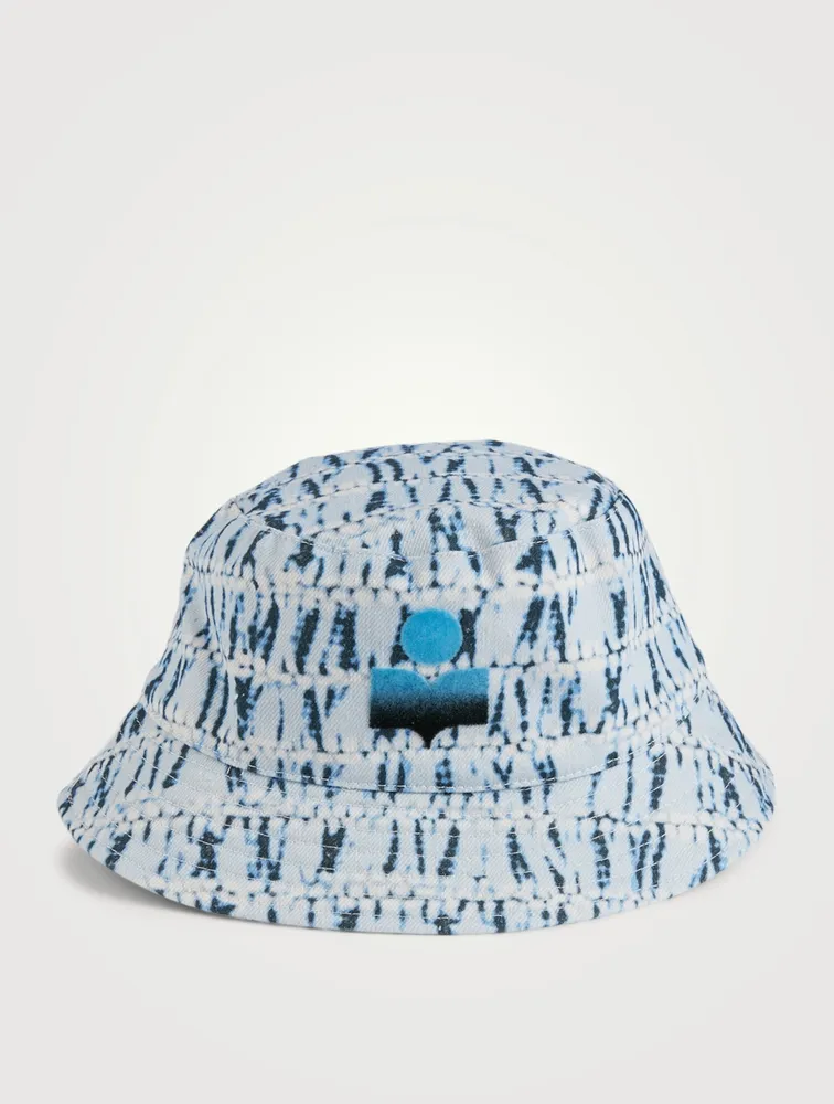 Haley Denim Bucket Hat In Tie Dye
