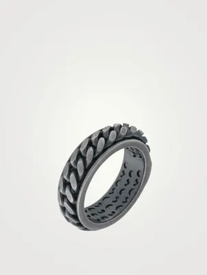 Lash Silver Chain Ring
