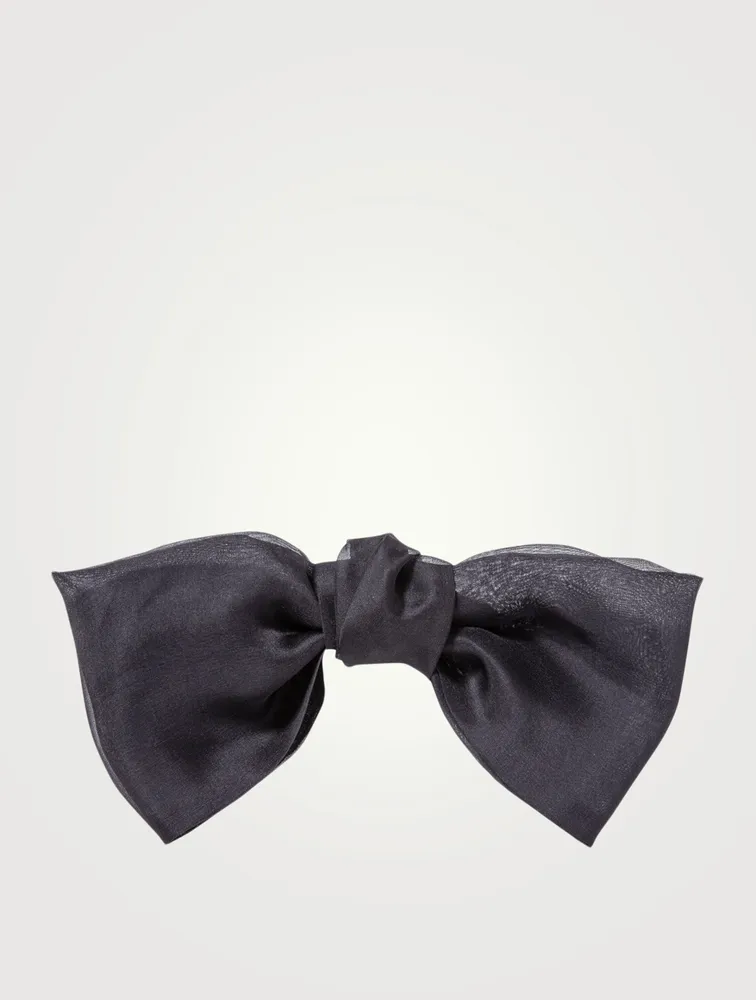 Silk Organza Bow Barrette
