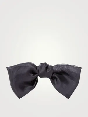Silk Organza Bow Barrette