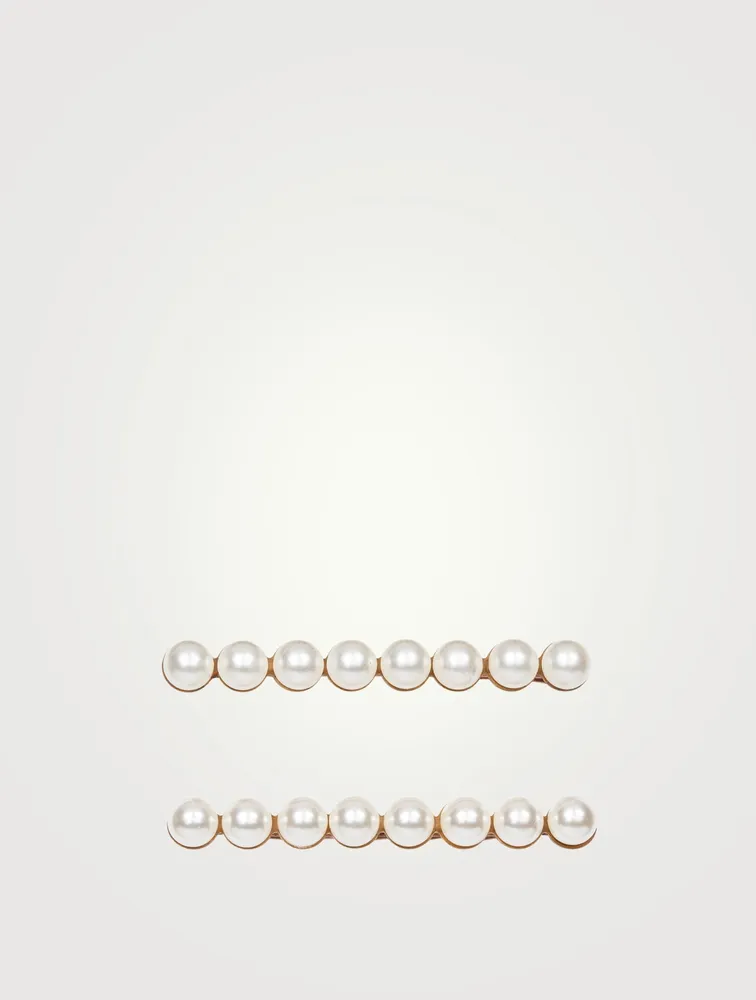 Gracie Swarovski Pearl Bobby Pins