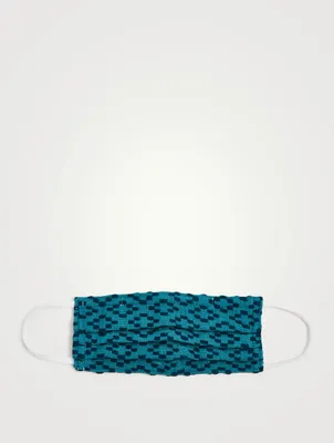Simple Brocade Cotton Face Mask