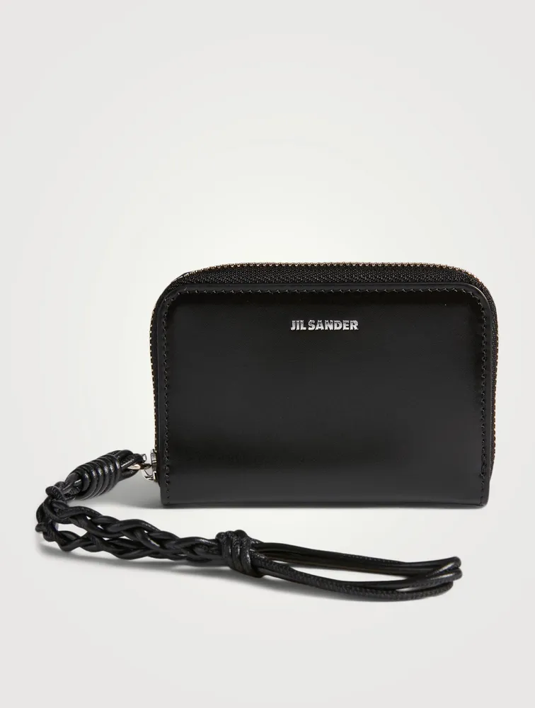 Small Leather Zip-Around Wallet