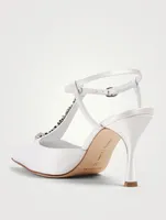 Tangun Satin T-Bar Pumps