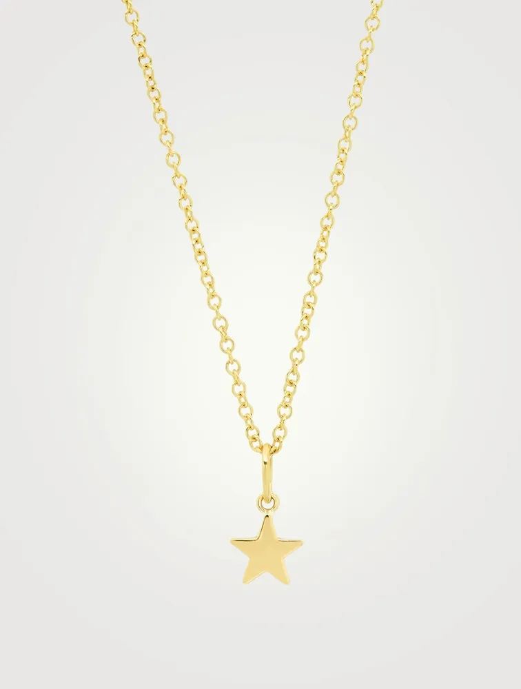 Mini 18K Gold Star Necklace