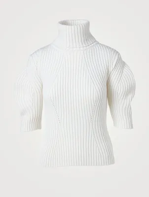Wool And Cashmere Turtleneck Sweater