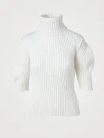 Wool And Cashmere Turtleneck Sweater