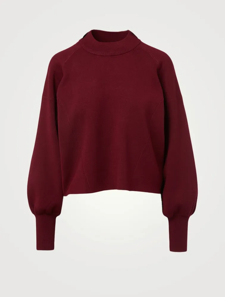 Eleanor Knit Cropped Crewneck Sweater