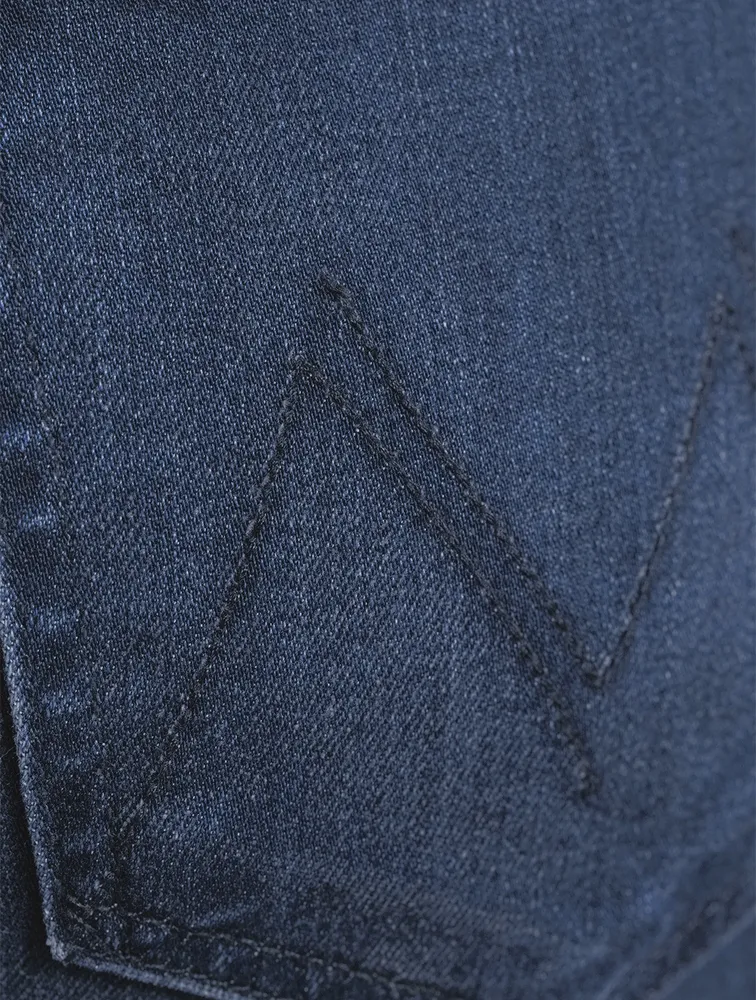 Looker High-Waisted Jeans With Ankle Fray