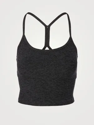 Spacedye Slim Racerback Cropped Tank Top