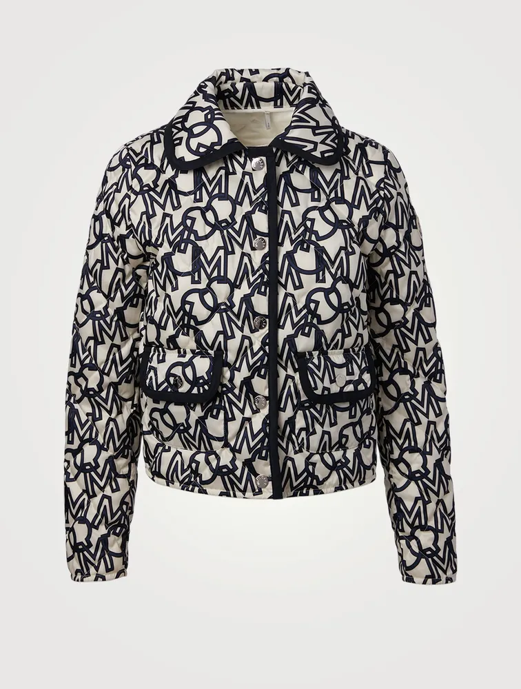Ain Down Coat Logo Print