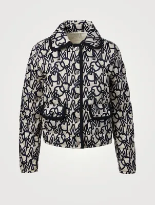 Ain Down Coat Logo Print