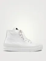 Leather High-Top Sneakers