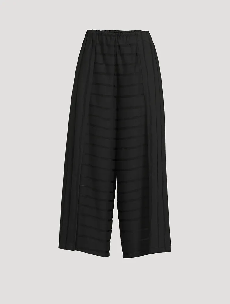 Opal Stripe Cropped Pants
