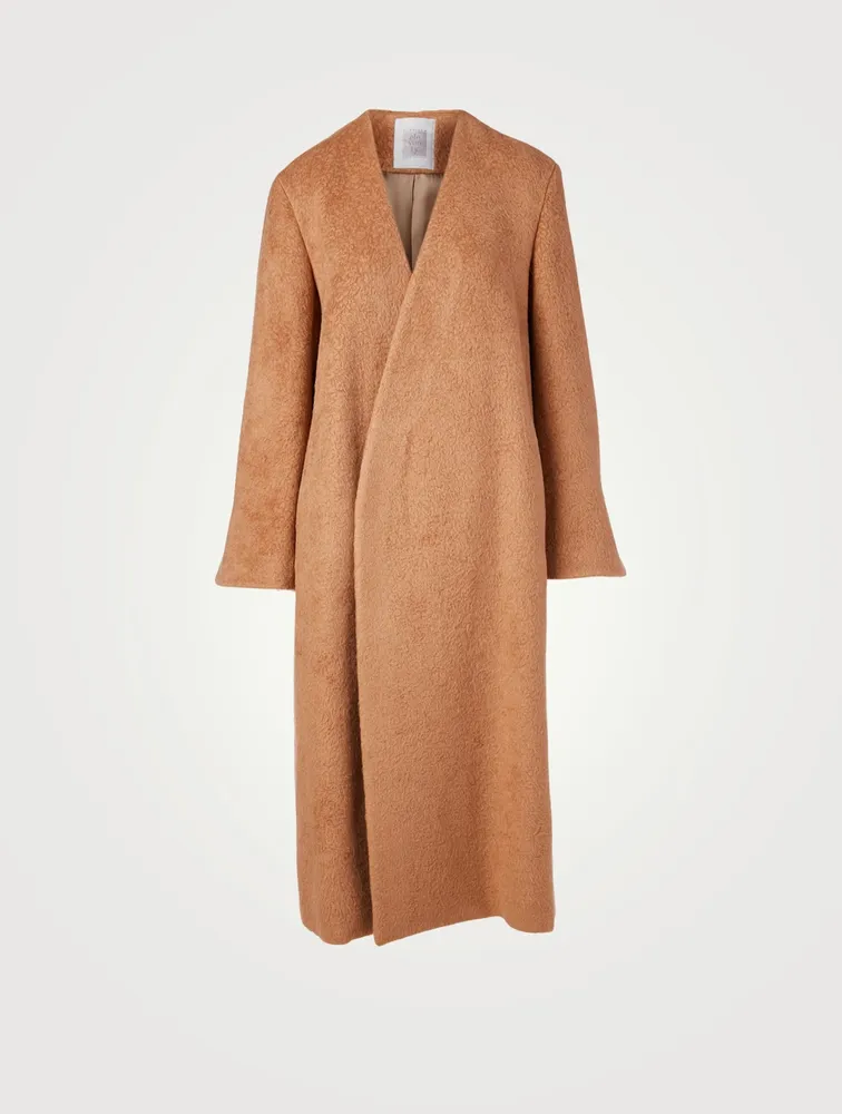 Alpaca And Wool Oversized Coat
