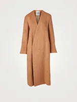 Alpaca And Wool Oversized Coat