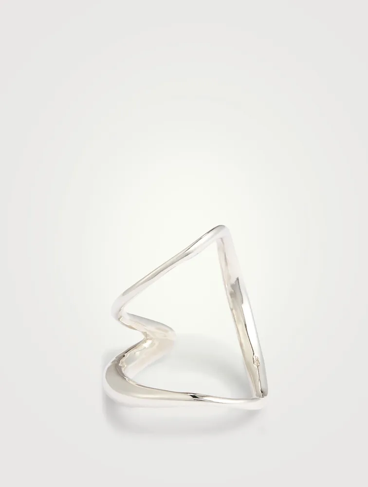Sterling Silver Double Earcuff