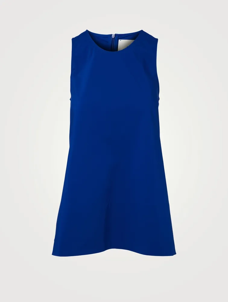 Busca Linen-Cotton Blend Sleeveless Top