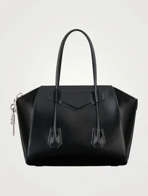 Medium Antigona Leather Bag With Lock