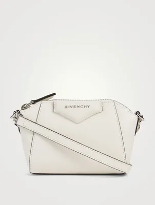 Nano Antigona Leather Crossbody Bag