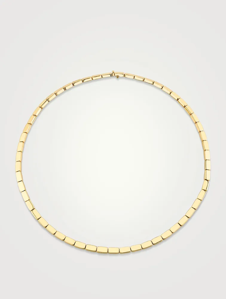 18K Gold Bunny Link Necklace