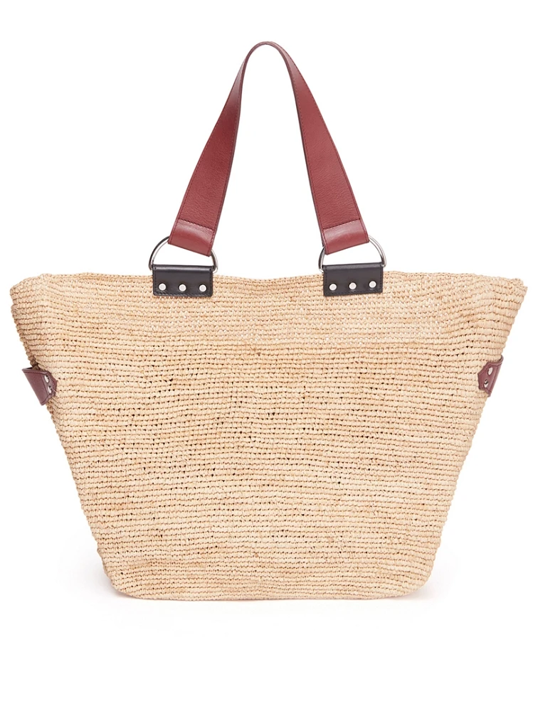 Bahiba Raffia Tote Bag