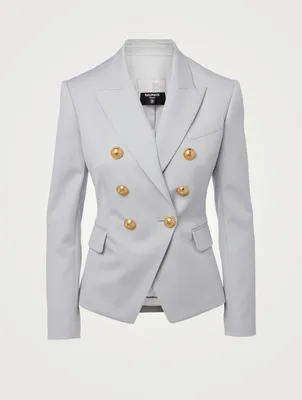 Wool Double-Breasted Blazer