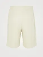 Pleats Drawstring Shorts