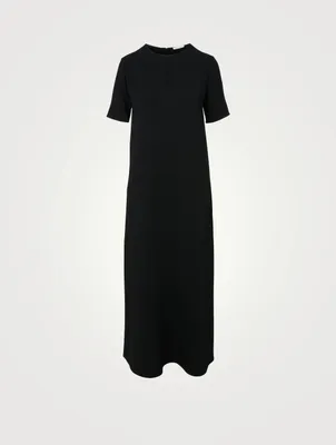 Robi Short-Sleeve Long Dress