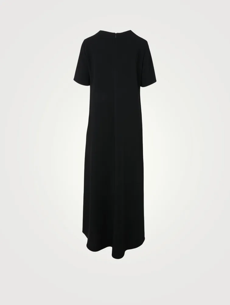 Robi Short-Sleeve Long Dress