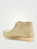 Wallabee Suede Lace-Up Ankle Boots