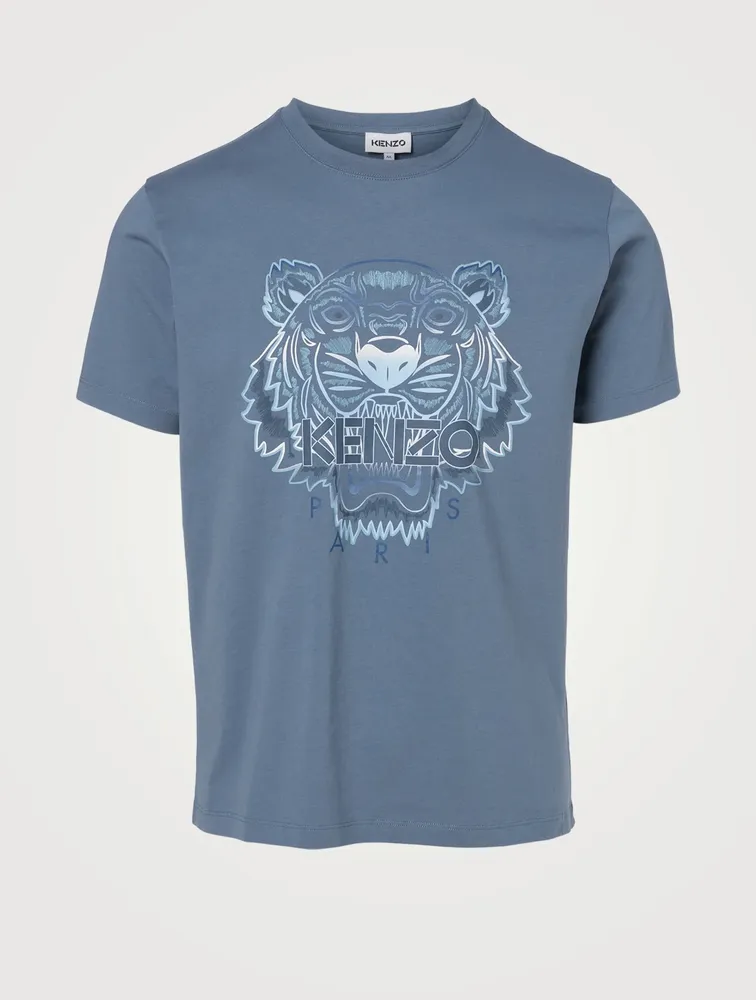 Gradient Tiger Cotton T-Shirt