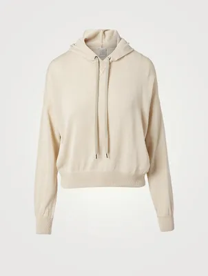 Long-Sleeve Knit Hoodie