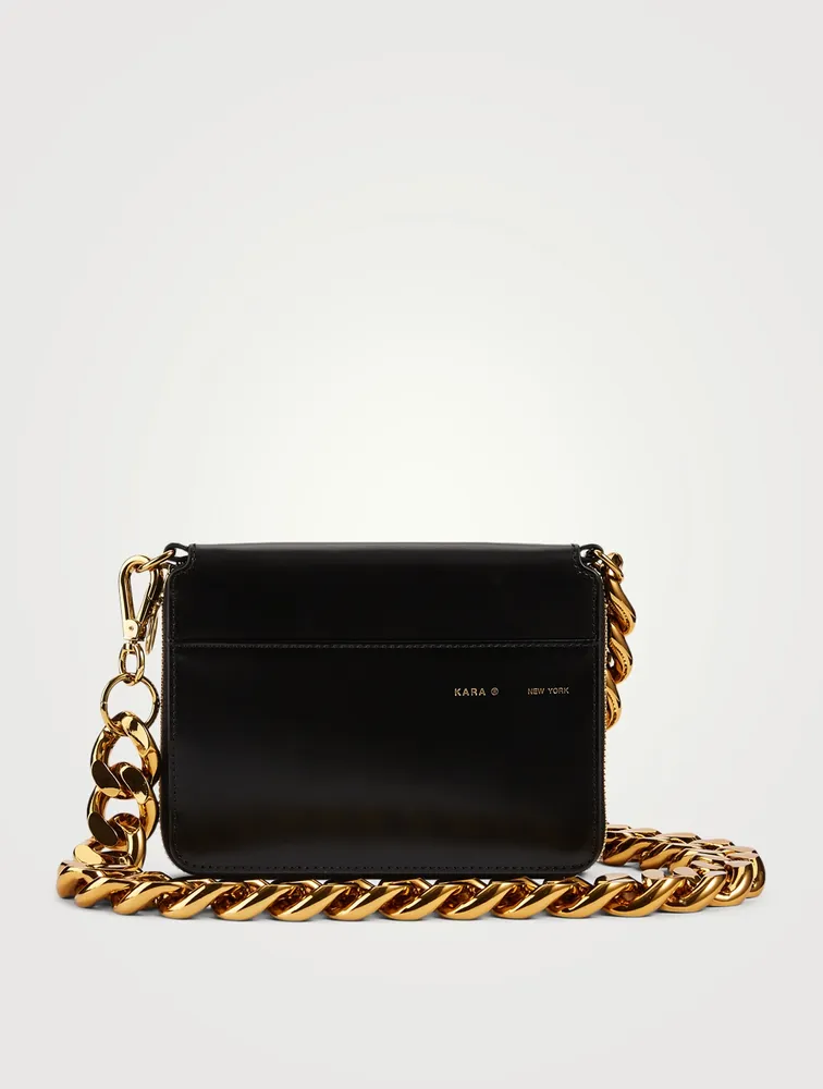 Bike Leather Wallet Chain Crossbody Bag