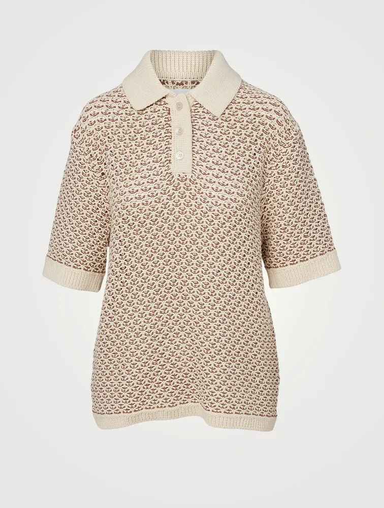 Ella Knit Polo Sweater