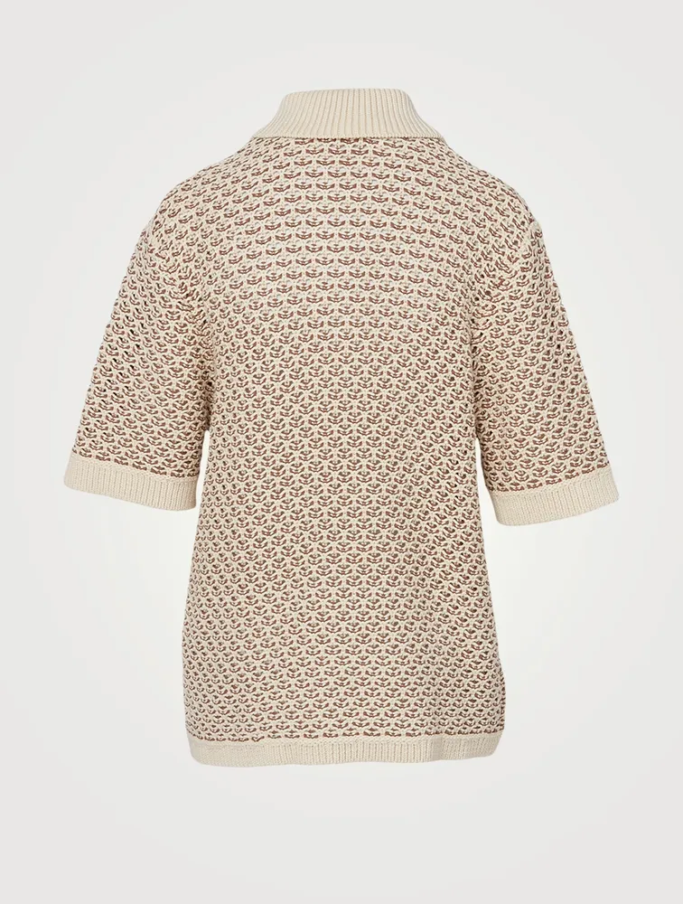 Ella Knit Polo Sweater