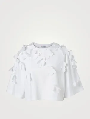 Floral Applique T-Shirt