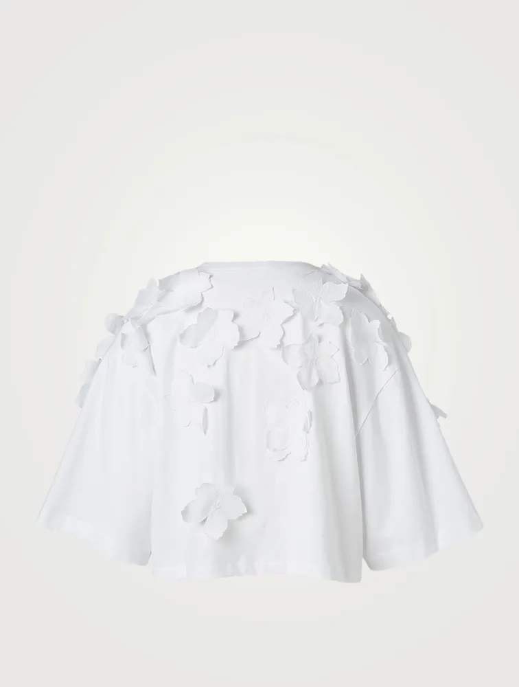 Floral Applique T-Shirt