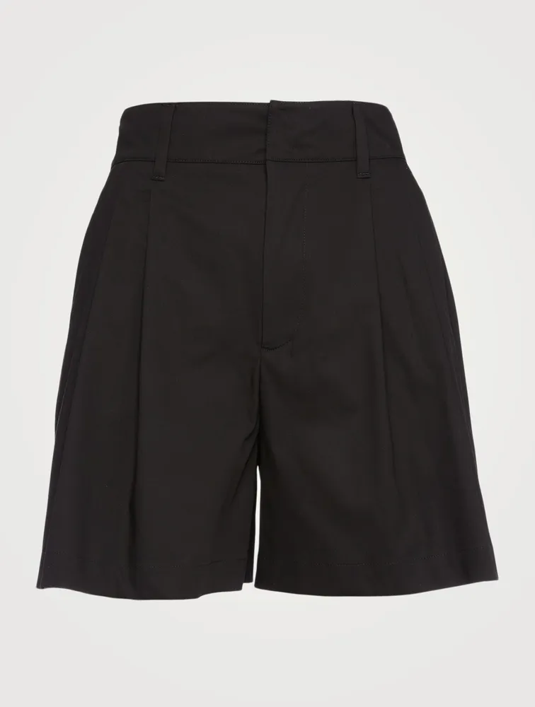 Stretch Cotton Poplin Shorts