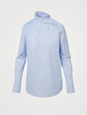 Cotton Asymmetric Shirt